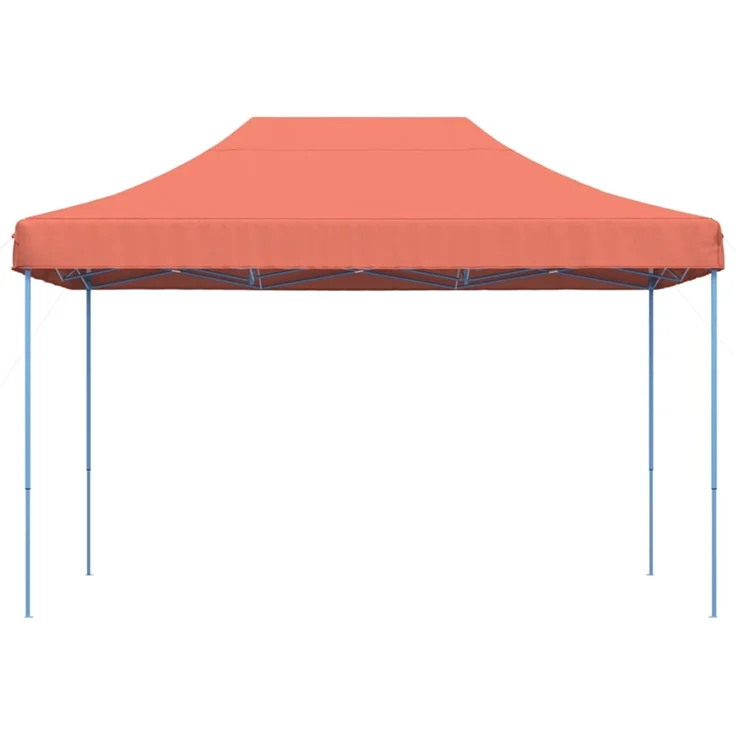 Partyzelt Faltbar, Gartenzelt Pop-Up Terrakottarot 410x279x315 cm – Bild 3
