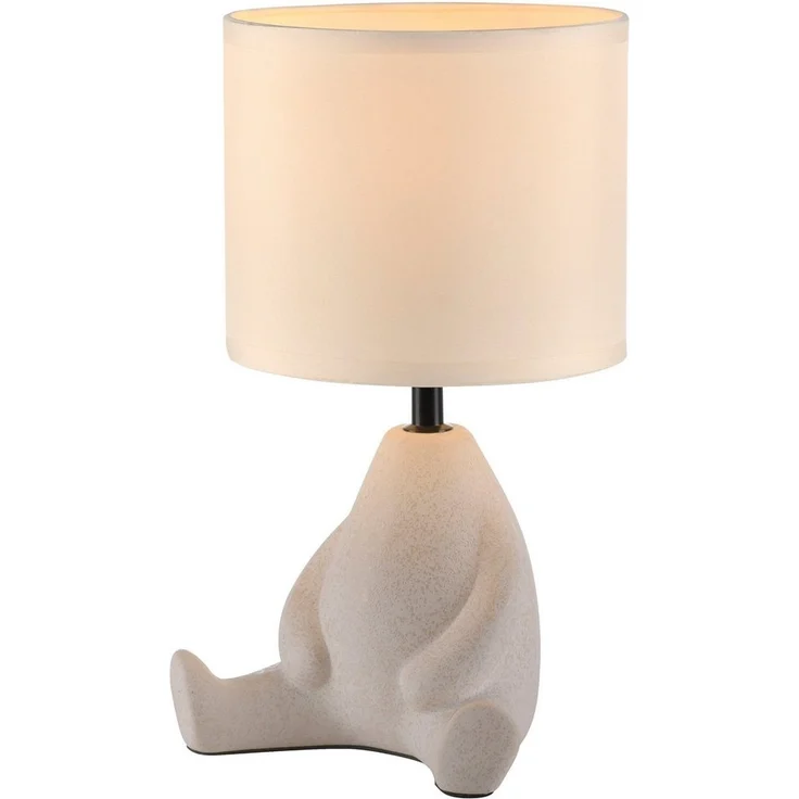JUST LIGHT Tischleuchte TED, Ein-/Ausschalter, Leuchtmittel wechselbar, Warmweiß, Schalter, Schnurschalter, ExklusiveE27 – Bild 1