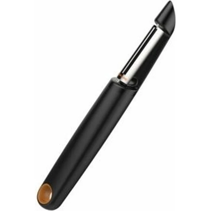 Fiskars Functional Form Schäler mit beweglicher Klinge, Sparschäler, Obstschäler, Gemüseschäler, Küchenhelfer, Edelstahl, 18 cm, 1014419 – Bild 2