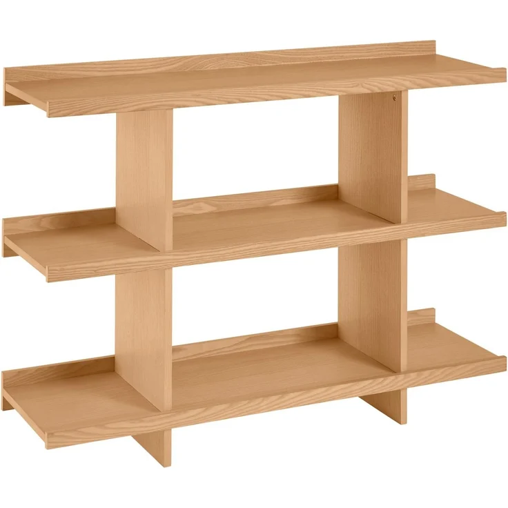 LeGer Home by Lena Gercke Ablageregal Clavira, massives Eschenholz, stabil, luftige Optik, Breite 120 cm – Bild 2