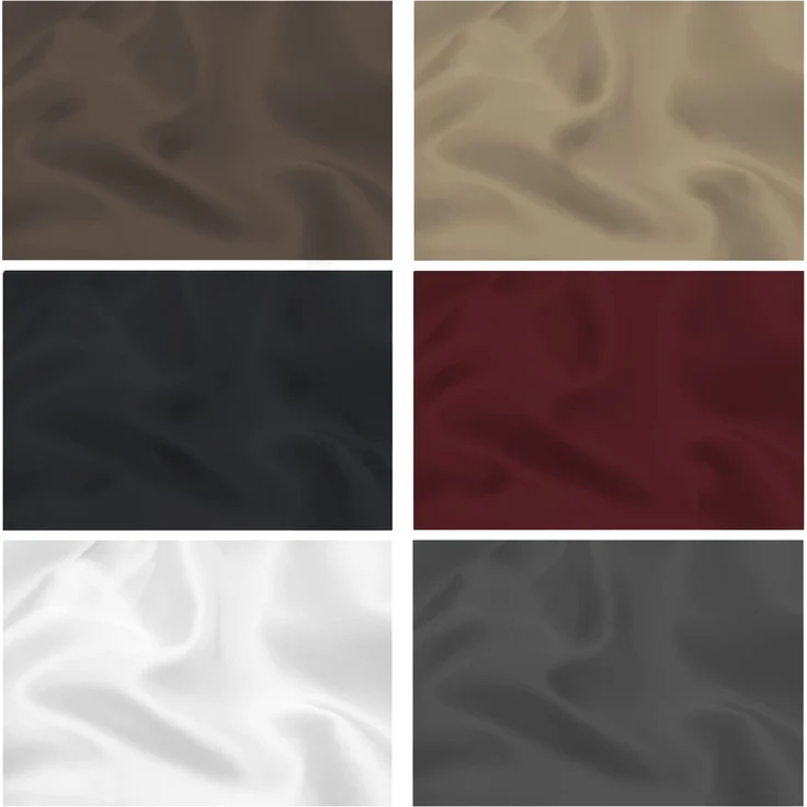 MSS Kissenbezug 2er Set - 40x80 cm - Burgund – Bild 8