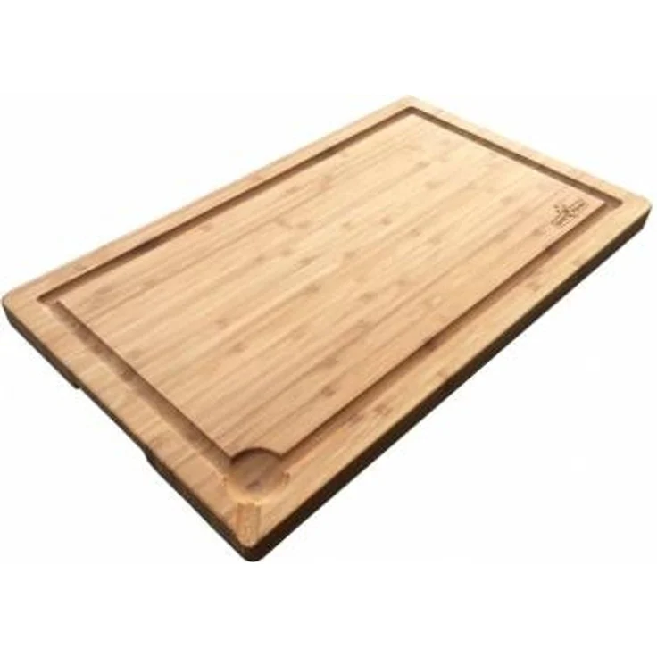 Grillfürst Bambus Schneidebrett groß 50 x 30 cm Bambus – Bild 2