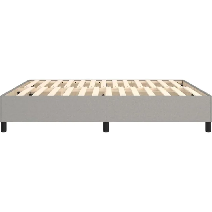 Boxspringbett Hellgrau 180x200 cm Stoff [3120878] – Bild 6