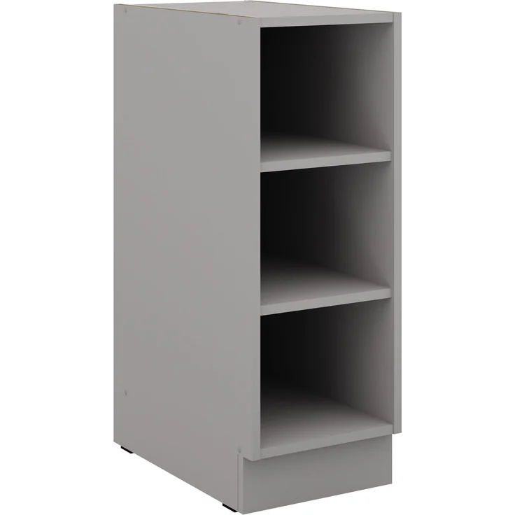 Unterschrank Regal 30 cm Bianca Grey Rose - Grau Küchenzeile Küchenblock – Bild 5