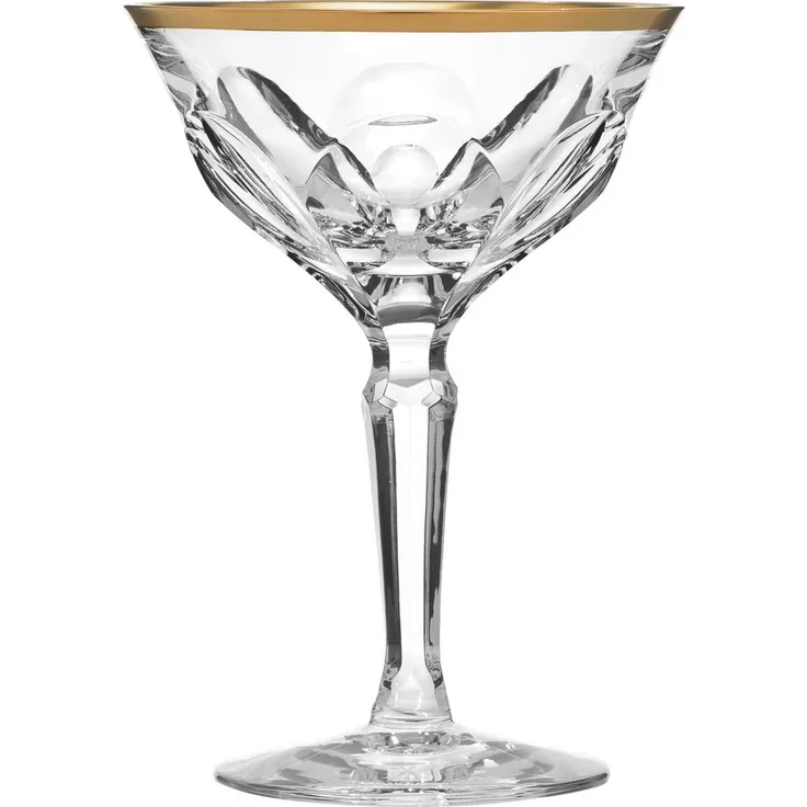 Cocktailglas Kristall Palais Gold clear (16 cm)