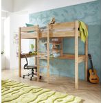 Relita 'NOEL' Hochbett, natur lackiert