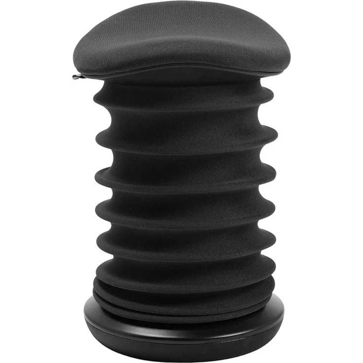 Sitness '4D' Ergonomischer Bürostuhl Schwinghocker, Stoff schwarz, 37.5 x 64 x 36 cm, 110 kg belastbar – Bild 3