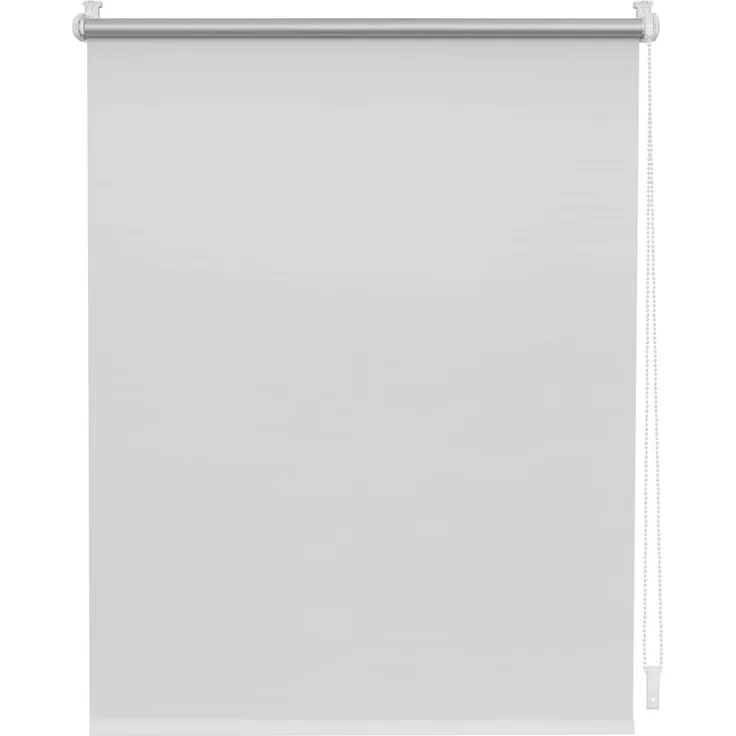 Lichtblick Thermorollo ohne Bohren, Klemmfix, Verdunklungsrollo, Hitzeschutz, Sichtschutz, Wandmontage, Deckenmontage, Rollo für Fenster und Türen 90x150 cm (B x L), Hellgrau