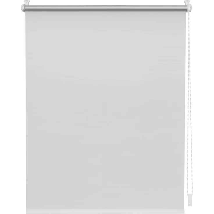 Lichtblick Thermorollo ohne Bohren, Klemmfix, Verdunklungsrollo, Hitzeschutz, Sichtschutz, Wandmontage, Deckenmontage, Rollo für Fenster und Türen 90x150 cm (B x L), Hellgrau