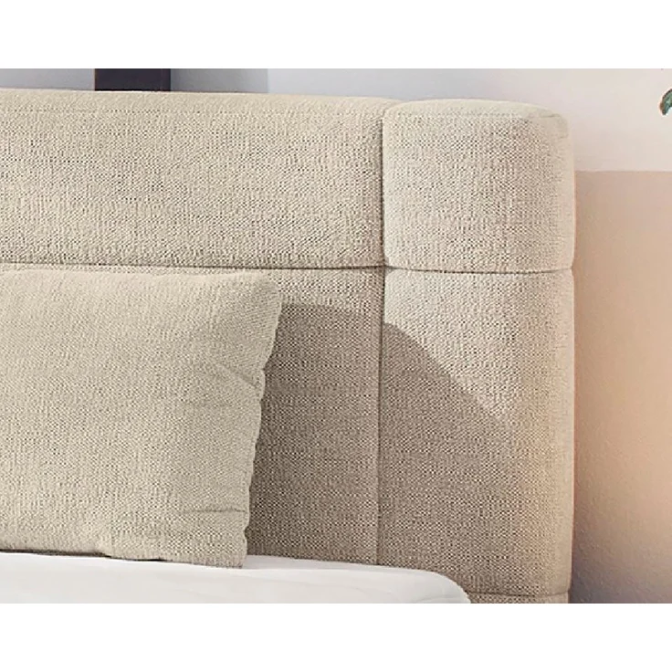 Jockenhöfer 'Romana' Boxspringbett, 180x200 cm, Chenille Beige – Bild 2
