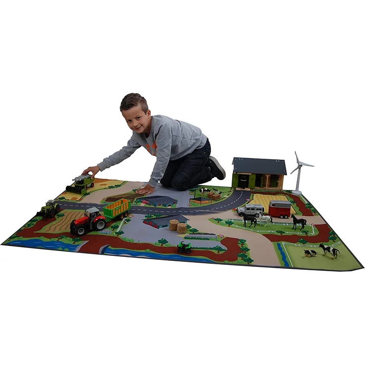 Kids Globe Spielteppich Bauernhof - 100x150 cm