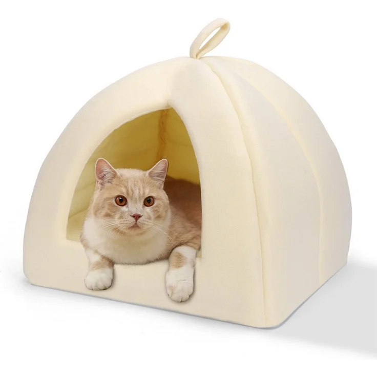 nobleza Tierbett Faltbares Katzenhaus Zwei in Eins Hund Katzenbett – Bild 1