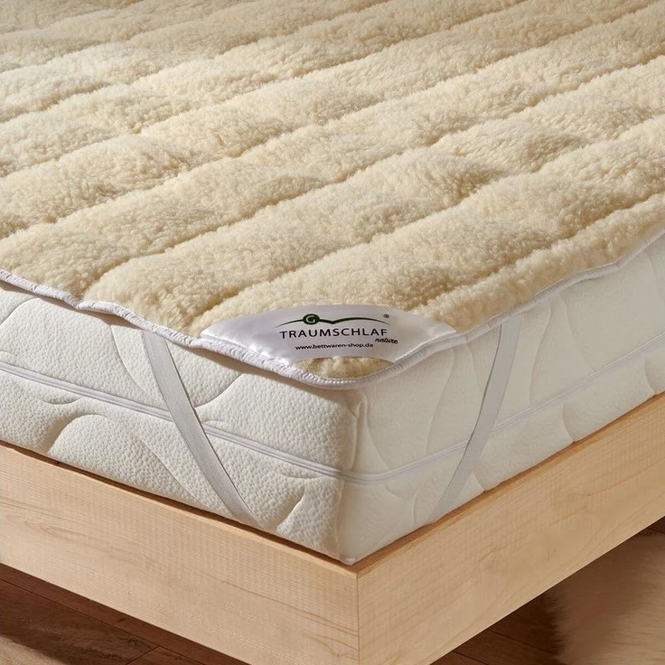 Matratzenauflage Nature Lammflor Unterbett Wende-Matratzenauflage TRAUMSCHLAF – Bild 2