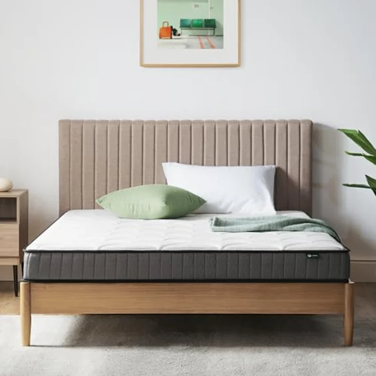 Zinus Konventionelle Matratze aus Memory-Schaum, Weiß, Doppelbett – Bild 6
