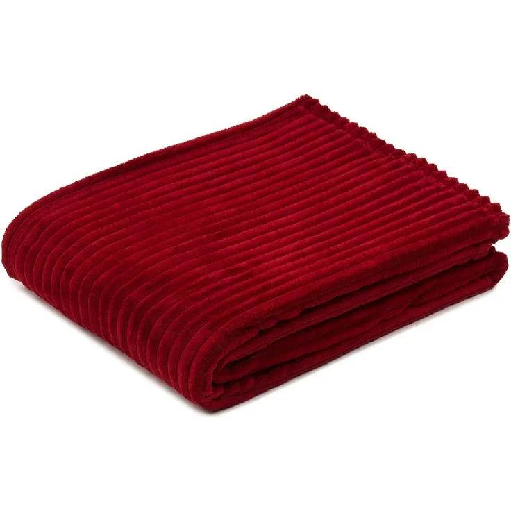 Wohndecke Feincord Kuscheldecke, Gözze, flauschig weich und wohlig warm