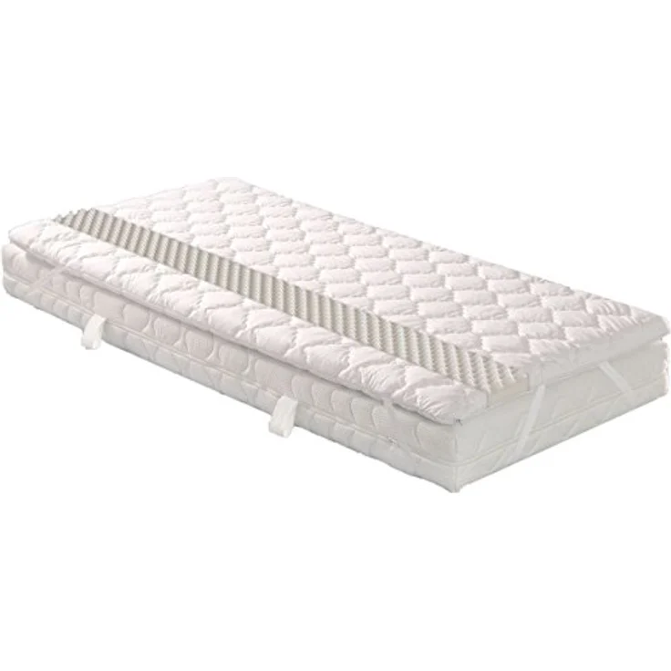 Abeil Matratzenauflage/Topper, Noppenschaumstoff, Weiß, weiß, 140x190 – Bild 2