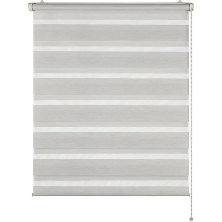 Doppelrollo Tilda, SCHÖNER WOHNEN-Kollektion, transparent, mit Bohren/ohne Bohren, freihängend, Klemmfix, geklemmt, silberne oder weiße Rollo-Technik – Bild 4