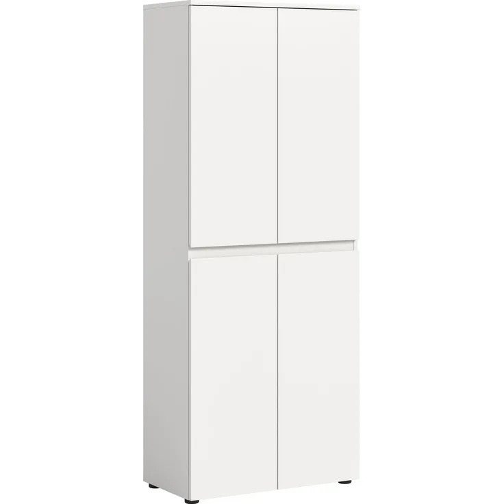 Universalschrank (B/H/T: 70x175x37 cm) in weiß