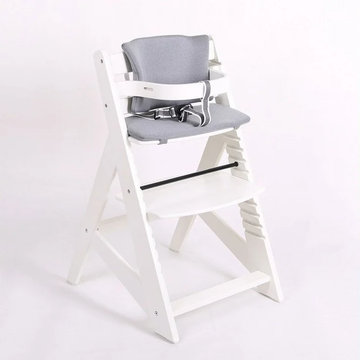 TIGGO Hochstuhl Hochstuhl Kinderhochstuhl Babyhochstuhl Treppenhochstuhl (Packung mit 1 Artikel), Gestell aus Massivholz – Bild 3
