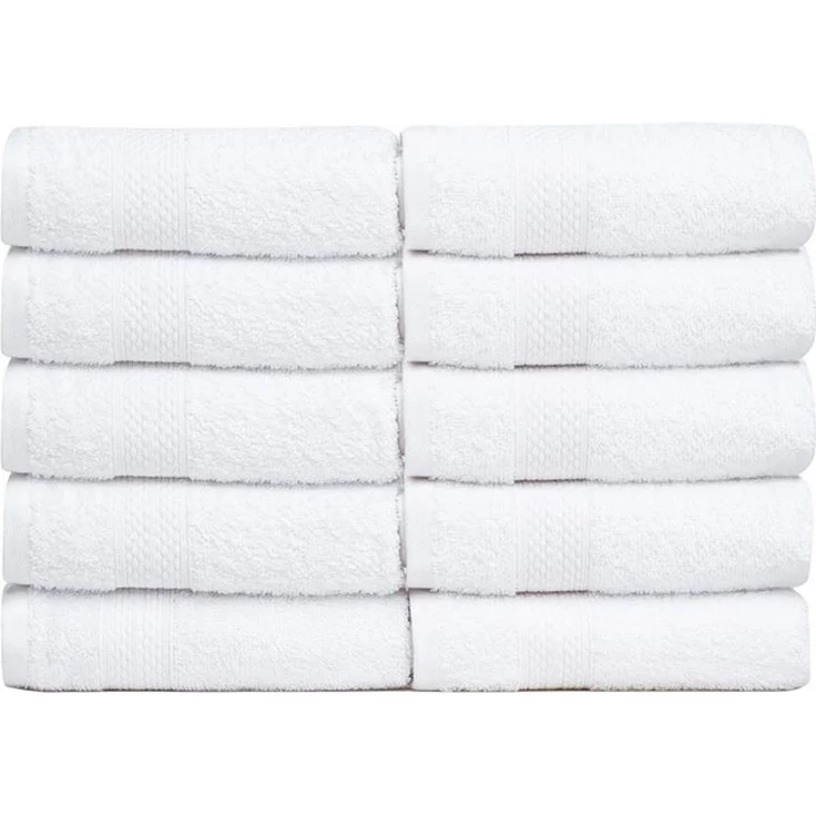 Brielle Handtuch Set Brielle Guest Towel Set - 10 pcs White 30x50 cm – Bild 4