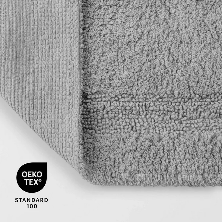 OTTO home Badematte Meellor, Höhe 20 mm, rutschhemmend beschichtet, fußbodenheizungsgeeignet, Baumwolle, rund, Badteppich, getuftet, modern, Uni, antirutsch, flauschig, Baumwolle – Bild 3