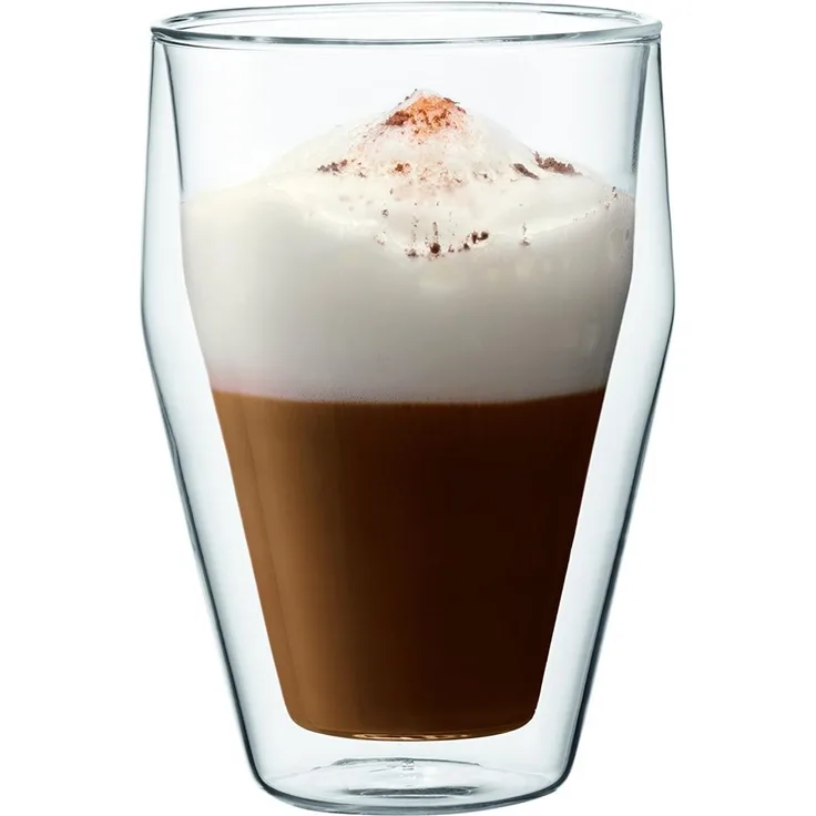 Bodum Titlis Glas Doppelwandig 0,35 L Stapelbar 2er Set