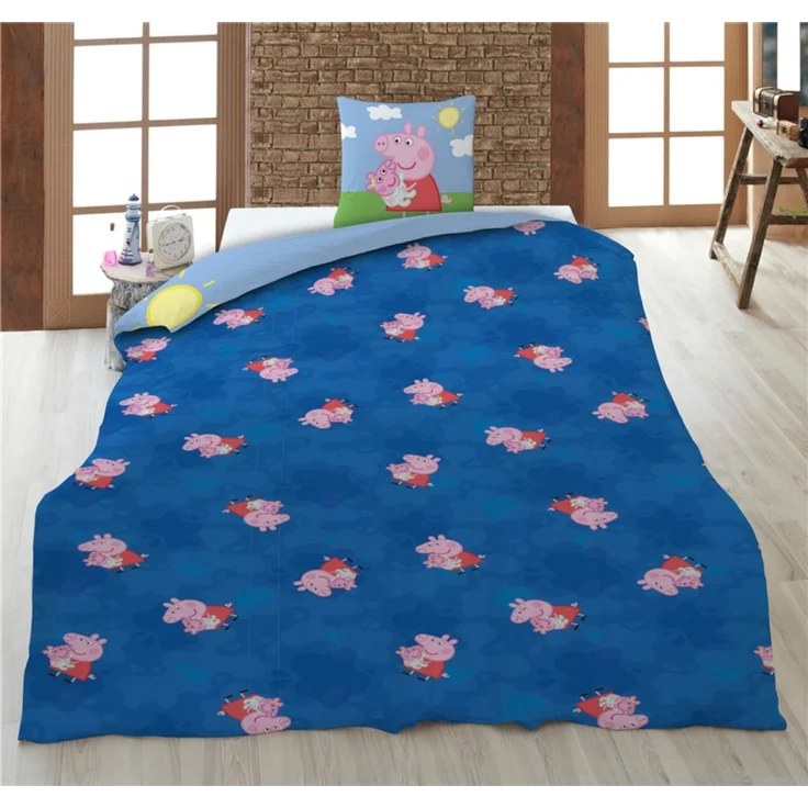 Peppa Pig Bettwäsche Set 140 × 200 cm mit Kissenbezug 65x65 cm – Bild 3