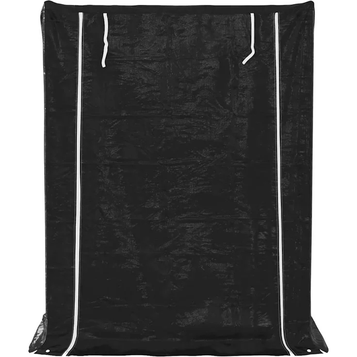 vidaXL Brennholzregal mit Regenschutz 150x80x200 cm Verzinkter Stahl 4104954 – Bild 4