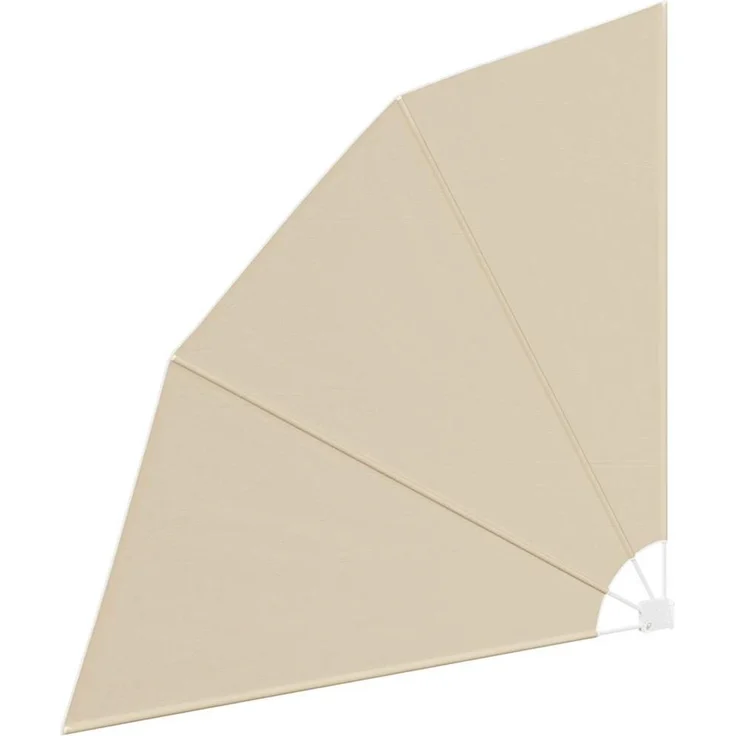 vidaXL Balkon Sichtschutz Beige 210 x 210 cm Polyester 42000934 – Bild 4