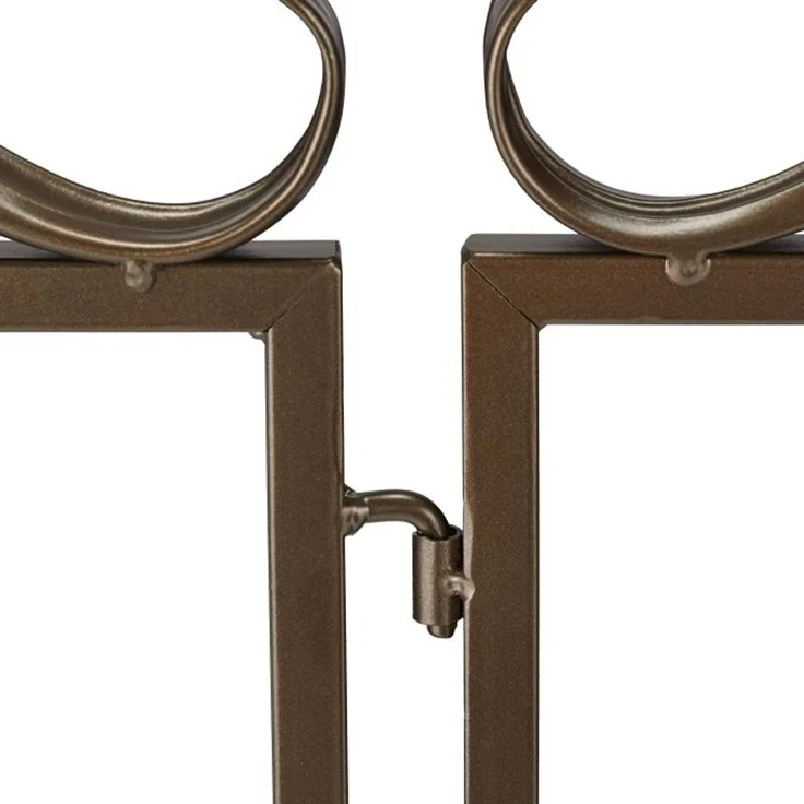 Gartenzaun Bronze 3er Set 10036844 – Bild 6