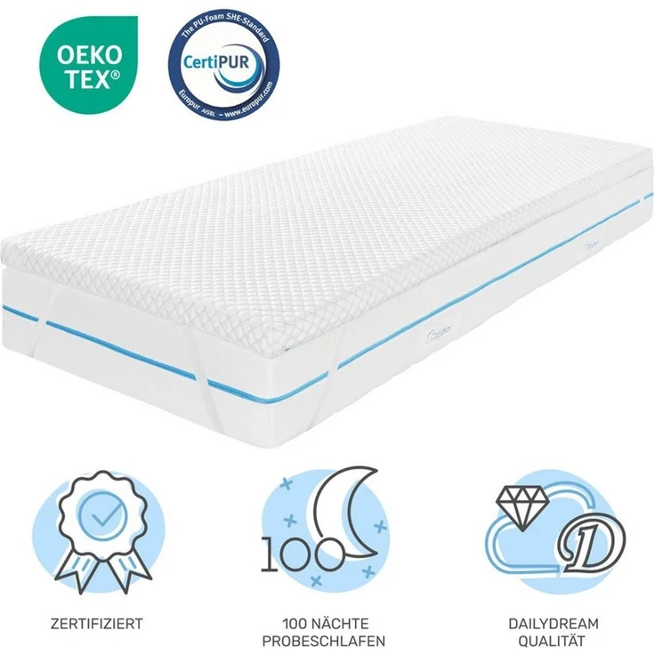 Dailydream, Topper mit kühlendem Effekt, H1/2, Memory Foam, Edition "Cool Touch" – Bild 2