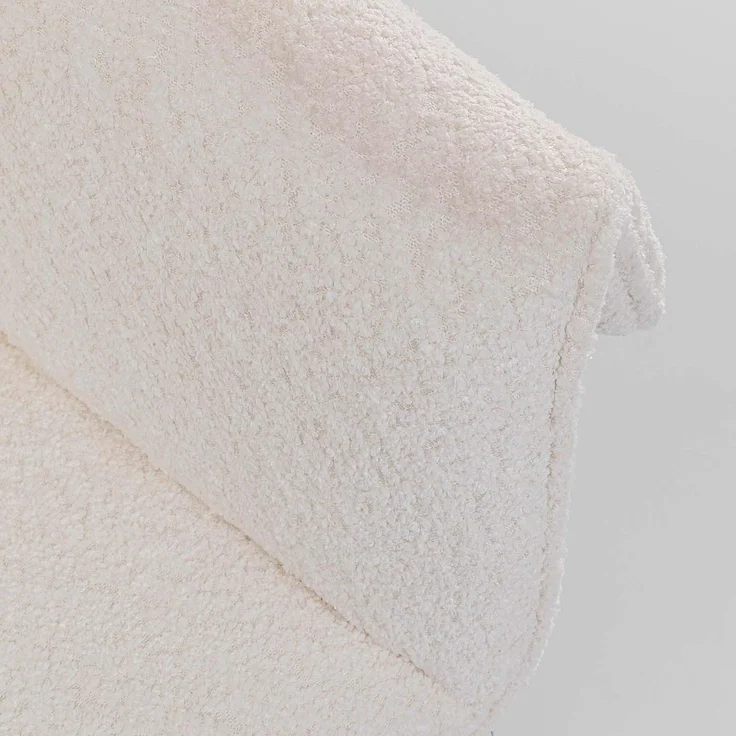 Kare Design Armlehnstuhl Bess, Beige, Esszimmerstuhl, Abnehmbarer Bezug,85 x 70 x 63 cm (H/B/T) – Bild 4
