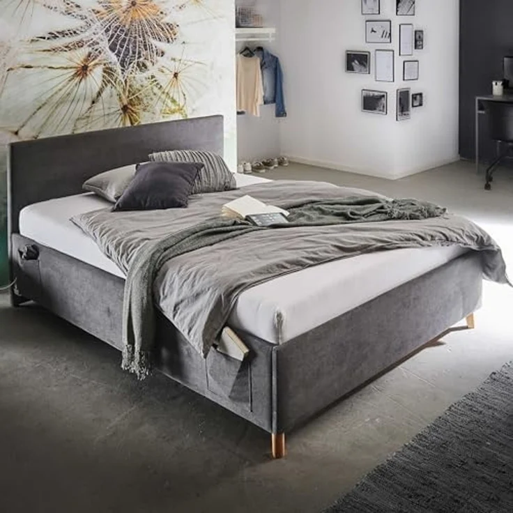 meise.möbel Kinderbett COOL, Polsterbett wahlweise mit Bettkasten, Jugendbett inkl. USB-Anschluss – Bild 2