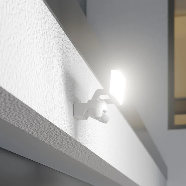 Steinel LED Strahler XLED Protect, LED Panel voll schwenkbar, weiß, Mit Bewegungsmelder – Bild 2