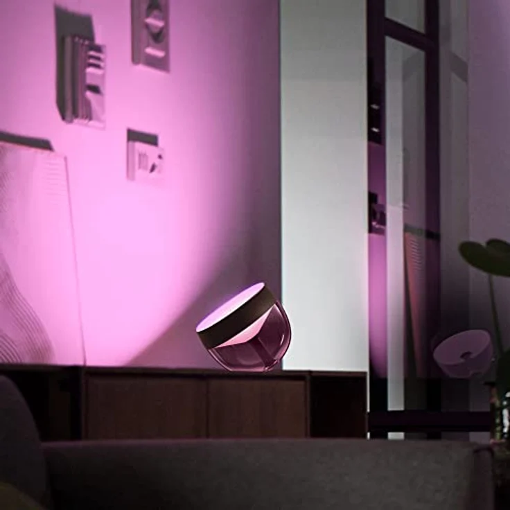 Philips Hue Iris Tragbare Tischleuchte - BT - Schwarz – Bild 3
