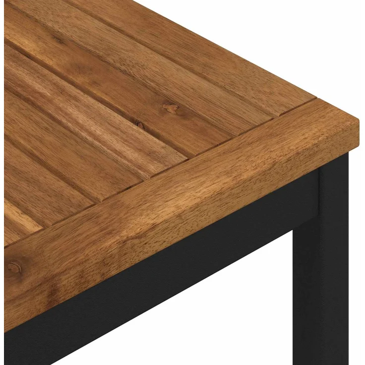 vidaXL Gartenbar-Tisch NAARDEN Natürlich und Schwarz 3394422 – Bild 6