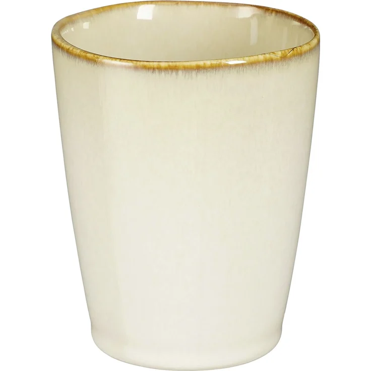 Mica Decorations Becher Racco stoneware 10x8,5 cm beige – Bild 2