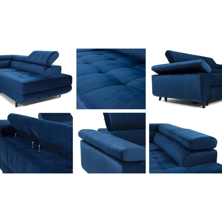 Mirjan24 Ecksofa Nord (Farbe: Spirit White, Seite: Links), 91 x 203 x 264 cm – Bild 8