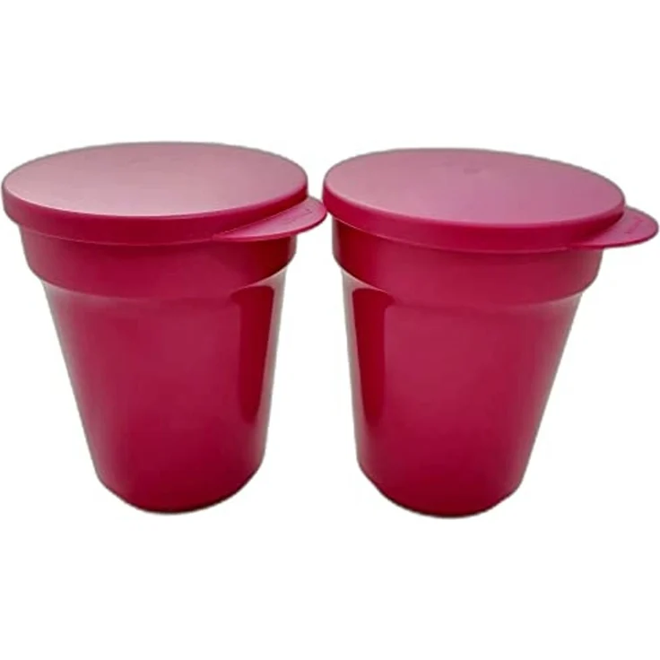 TUPPERWARE Becher Tupperware Aloha Becher 2er Set je 470ml – Bild 1