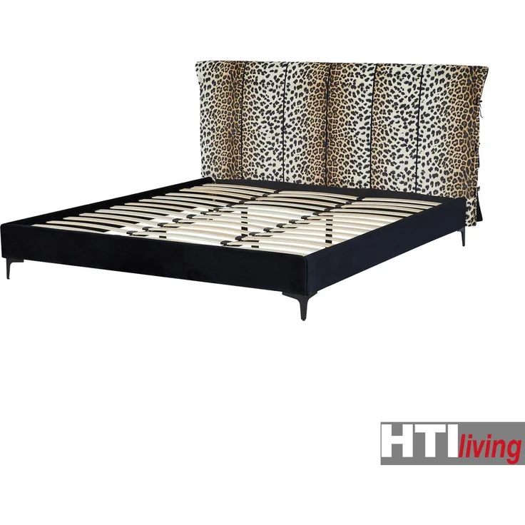 HTI-Living Bett Roxbury L, Doppelbett mit gepolstertem Kopfteil, 180 x 200 cm, verschiedene Farben verfügbar