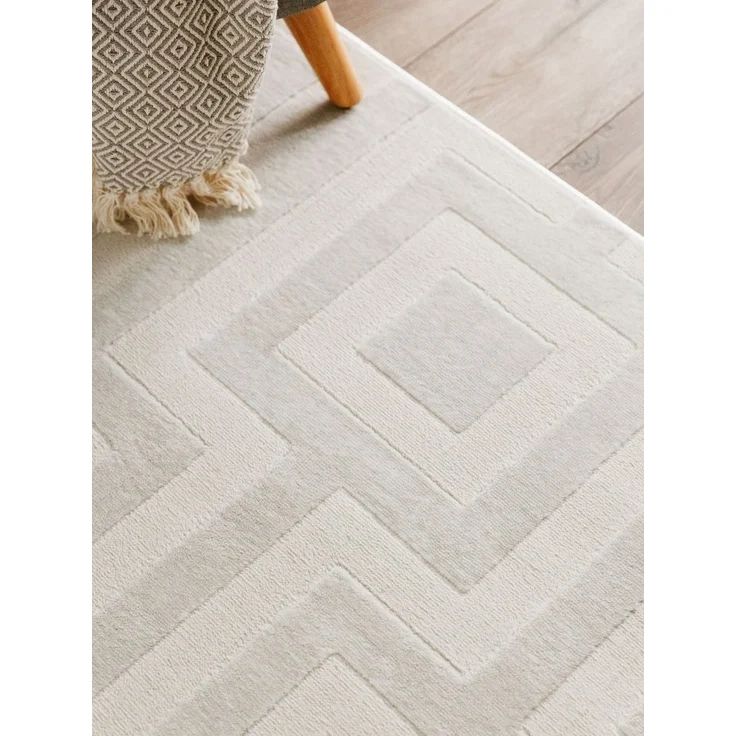 benuta Teppich Claire, rechteckig, Höhe: 6 mm, Teppich Wohnzimmer, Esszimmer, Schlafzimmer, Flur, Boho, Pflegeleicht – Bild 2