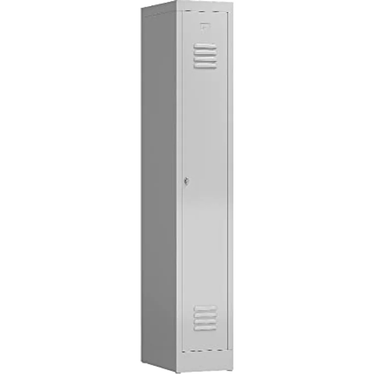 Garderobenschrank ClassiX Premium Metallspind in verschiedenen Größen wählbar - 1 Abteil Maße ca. 41,5 x 180 x 50 cm (BxHxT) – Bild 2