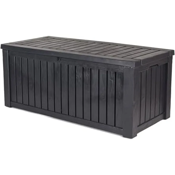 Keter Garten-Aufbewahrungsbox Rockwood 570L Anthrazit 432430