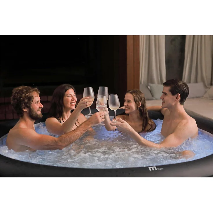 MSpa Whirlpool aufblasbar 2024 AURORA Farbwechsel LED Outdoor Pool XXL 6 Personen – Bild 5