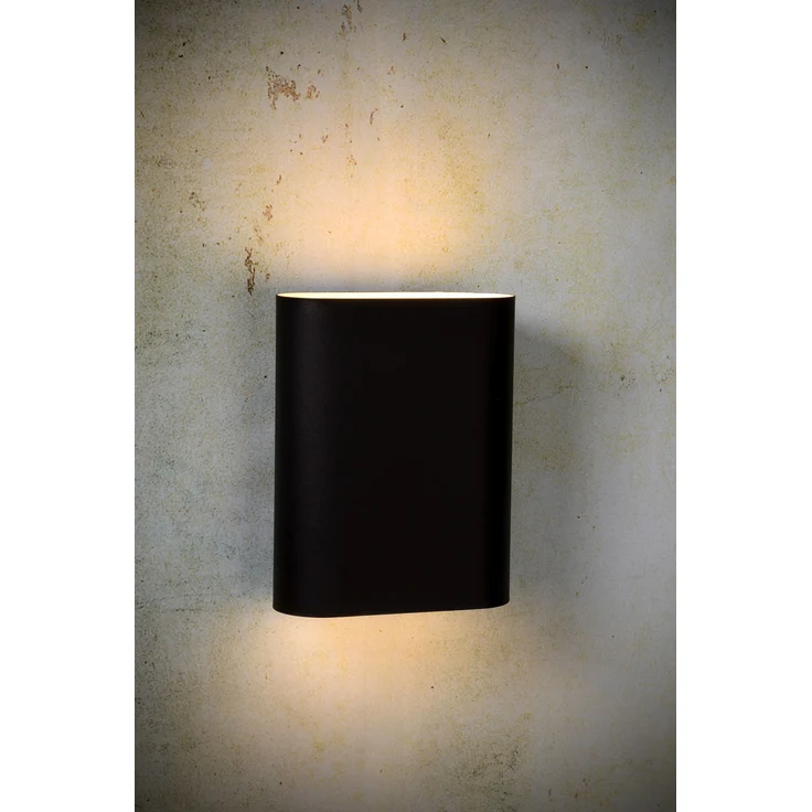 LUCiDE Wandleuchte OVALIS LBH 16x8x20 cm schwarz Wandlampe – Bild 2