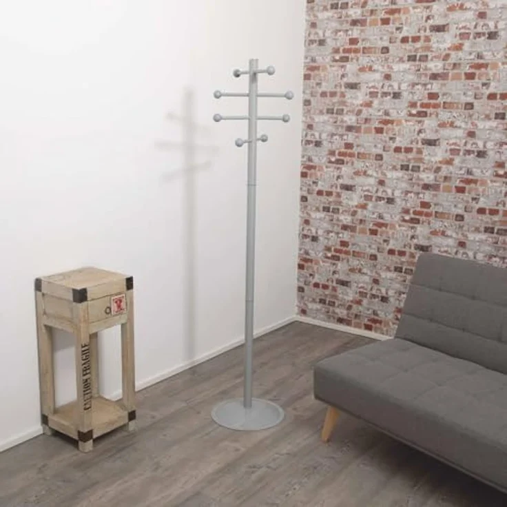 MAUL Kleiderständer MAULsaphir Lite alusilber Metall 8 Haken 171 cm – Bild 6