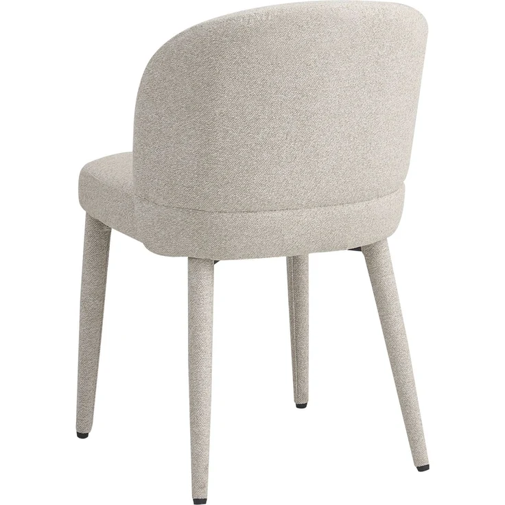 Selsey 'Coases' Esszimmerstuhl mit Bouclé-Bezug, Beige – Bild 4