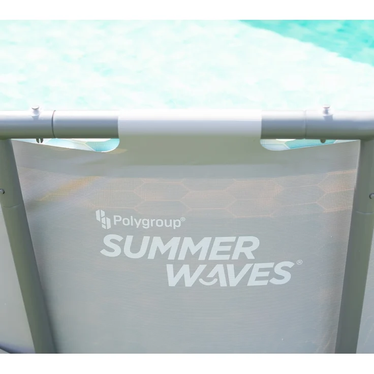 Summer Waves Active Frame Pool | Aufstellpool oval | Inkl. Zubehör | Anthrazit | 300x200x84 cm – Bild 5