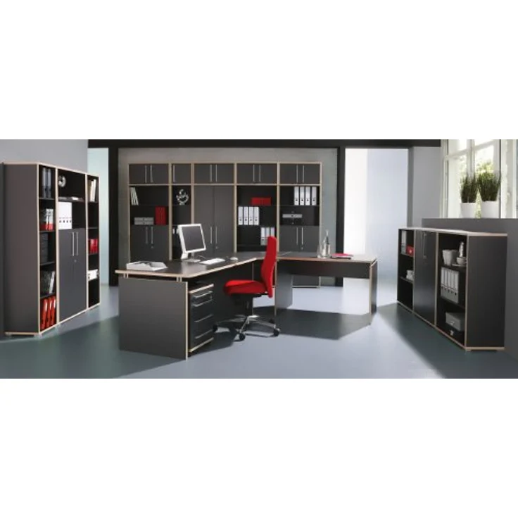 Germania 1683-58 Aufsartschrank GW-Duo in der Farbe Anthrazit, 40 x 40 x 38 cm (BxHxT) – Bild 2