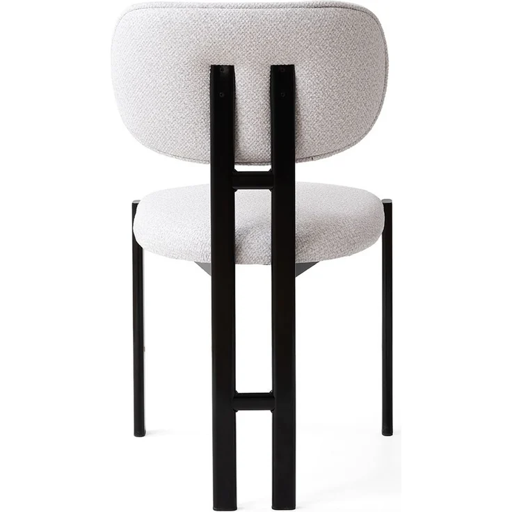 Skye Decor 'Muriz - 4968' Stuhlset (2-teilig), Cremeweiß / Schwarz, 43 x 83 x 47,5 cm – Bild 4